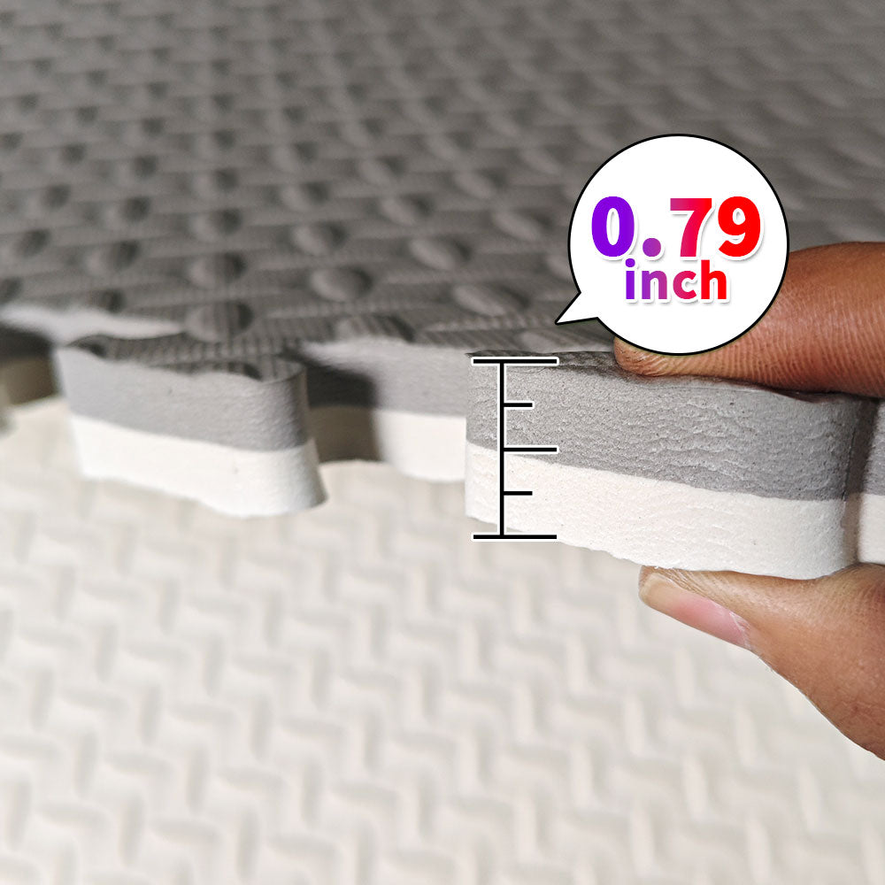 Soft Play - Pack of Five Reversible Big EVA Mats 3ft x 3ft x 0.75" Each