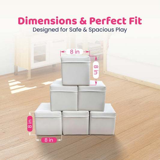 Soft Play -6 -Cubes 8"