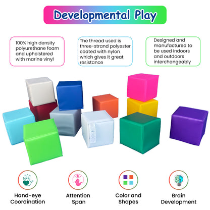 Soft Play 8- Cubes 8´´