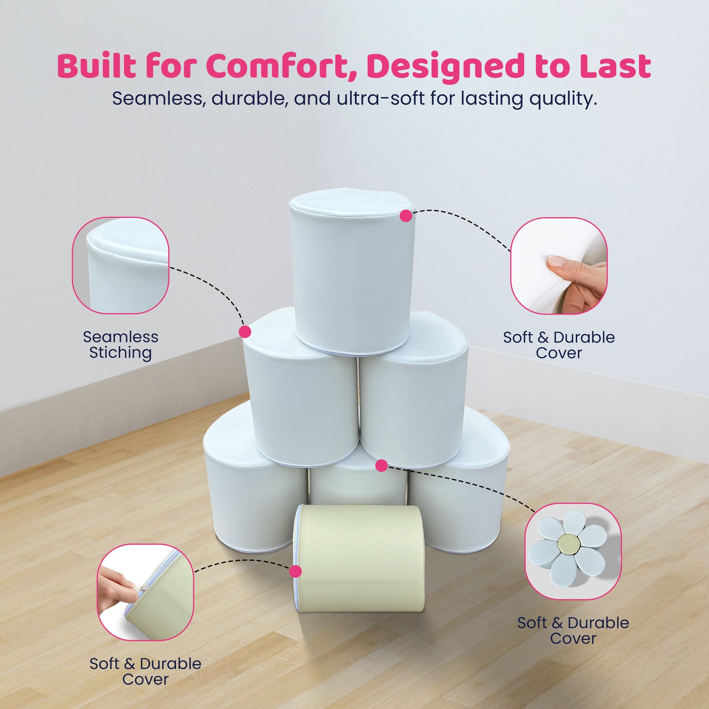 Soft Play  7 -Sections Flower Seat