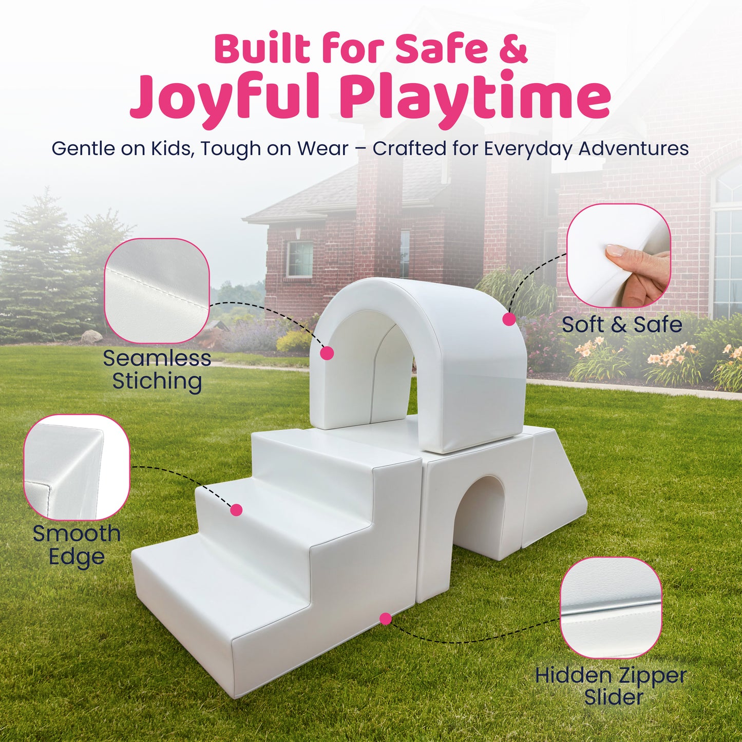 Soft Play - Arc Tunnel - Upper Bridge Combination Set