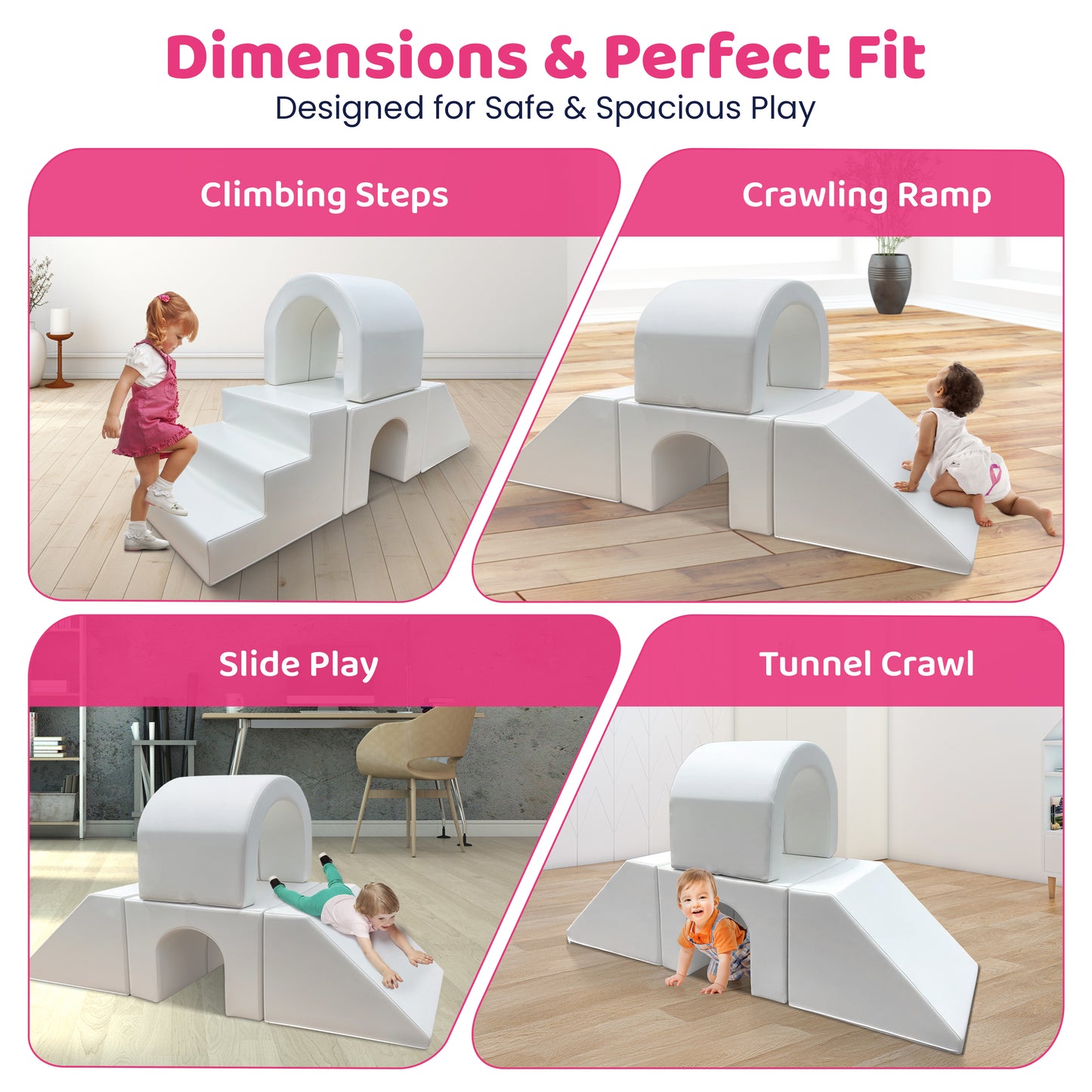 Soft Play - Arc Tunnel - Upper Bridge Combination Set