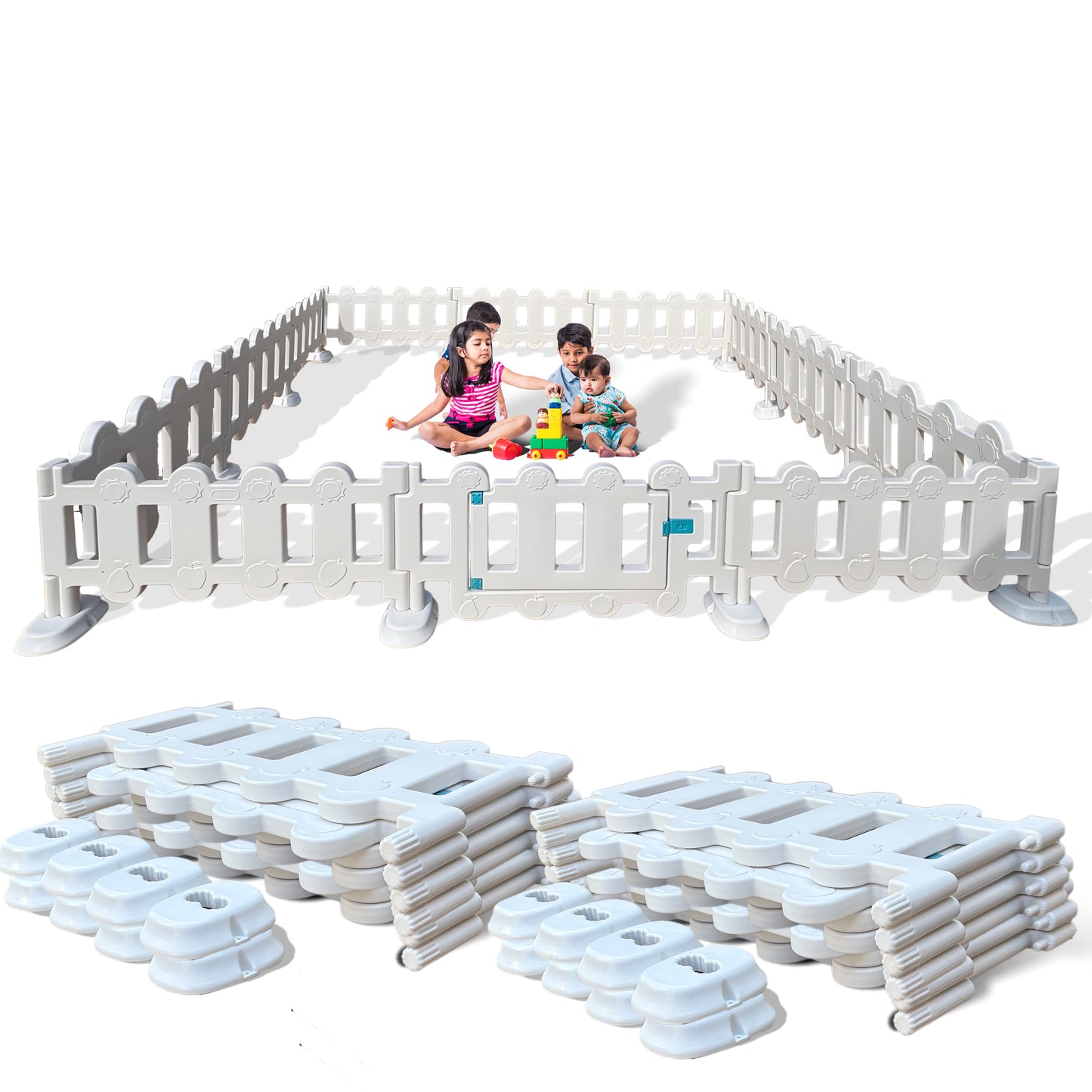 Area 10ft x 10ft Plastic Gate and Fences