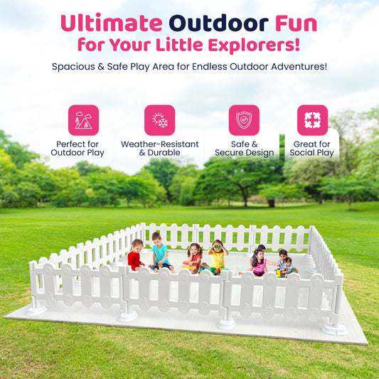 Area 10ft x 10ft Plastic Gate and Fences