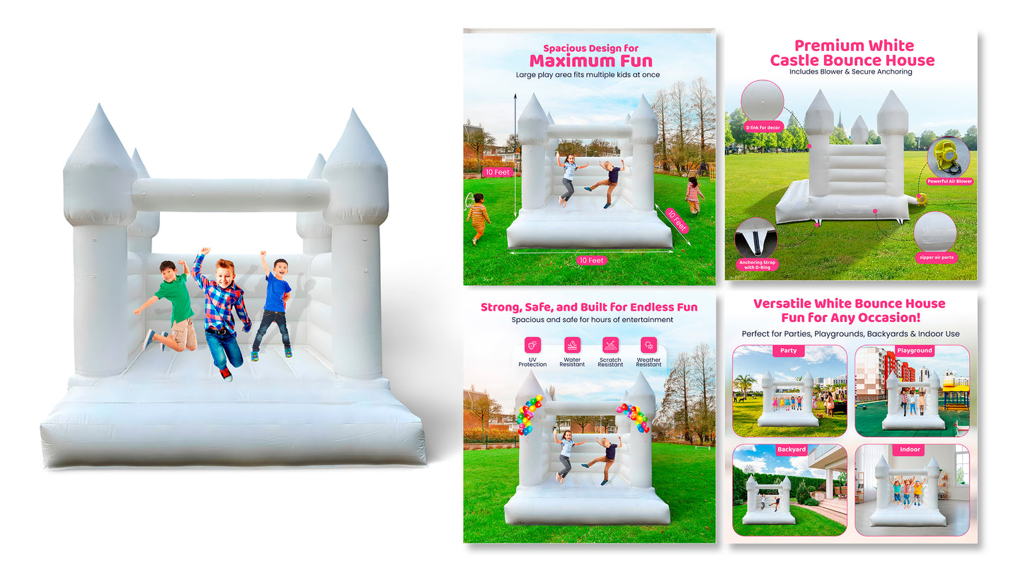 PVC Commercial Long Lasting Bounce House with Blower