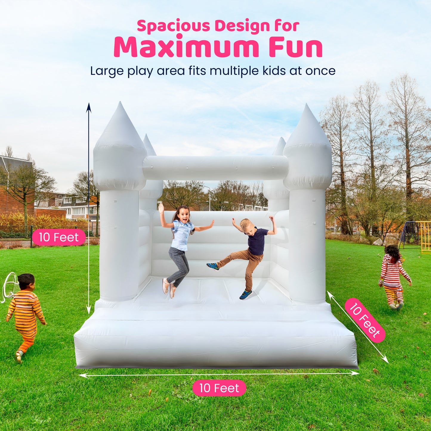 PVC Commercial Long Lasting Bounce House with Blower