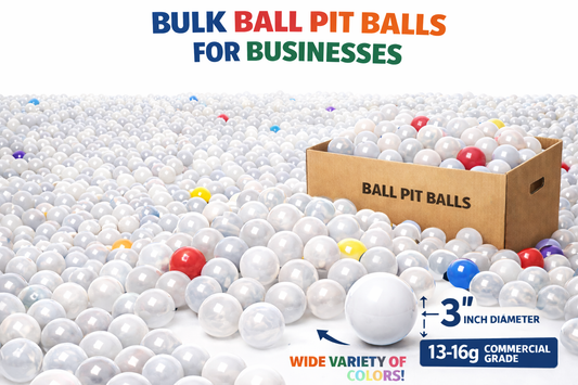 BULK SALES: Commercial Grade Balls Jumbo 3” for Ball Pit, 14g Each