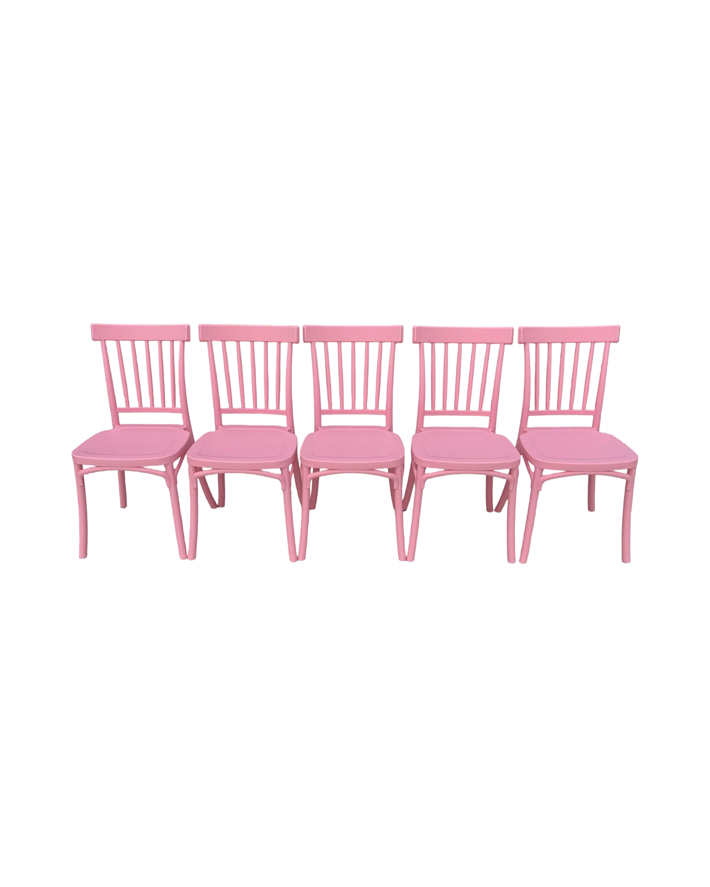 5 - Small Plastic Chairs 12" x 12" x 23"