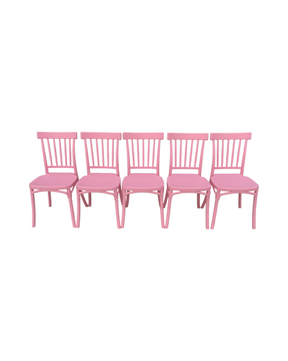 5 - Small Plastic Chairs 12" x 12" x 23"