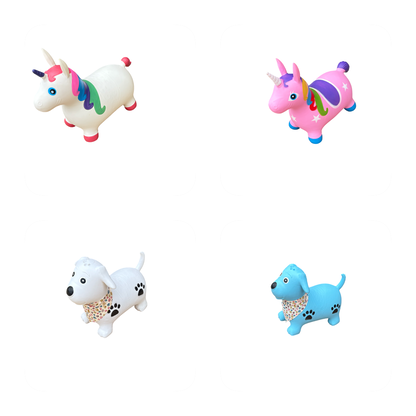 Soft Play - Pack of Four Bouncy Hopper Toys