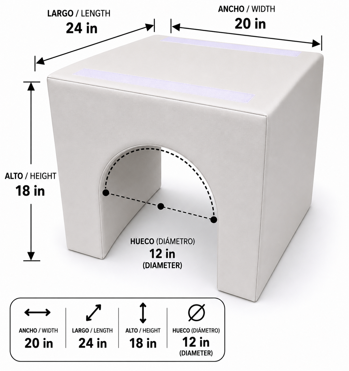 Soft Foam Box with Velcro – Compatible with Arc Tunnel