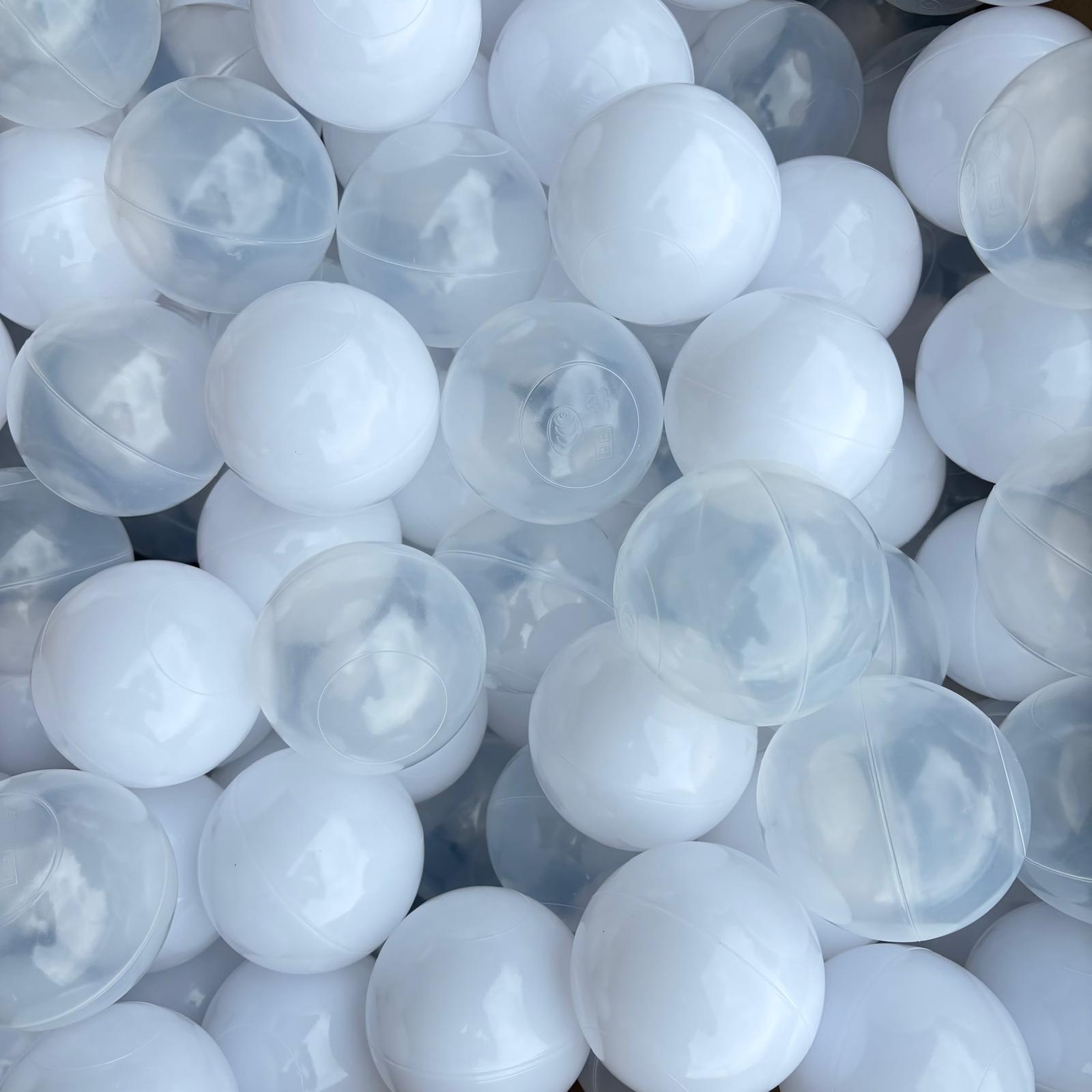 Balls for Ball Pit Commercial Jumbo 3” (8cm) Diameter, 10g Each (large)