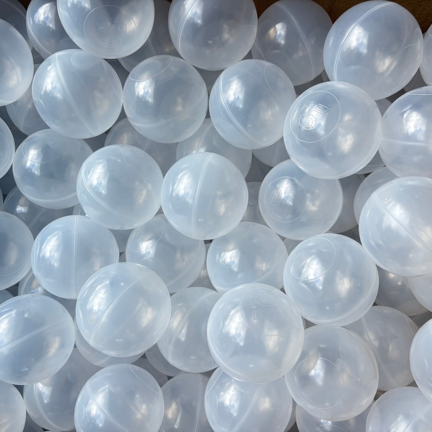 Balls for Ball Pit Commercial Jumbo 3” Diameter, 14g Each (large)