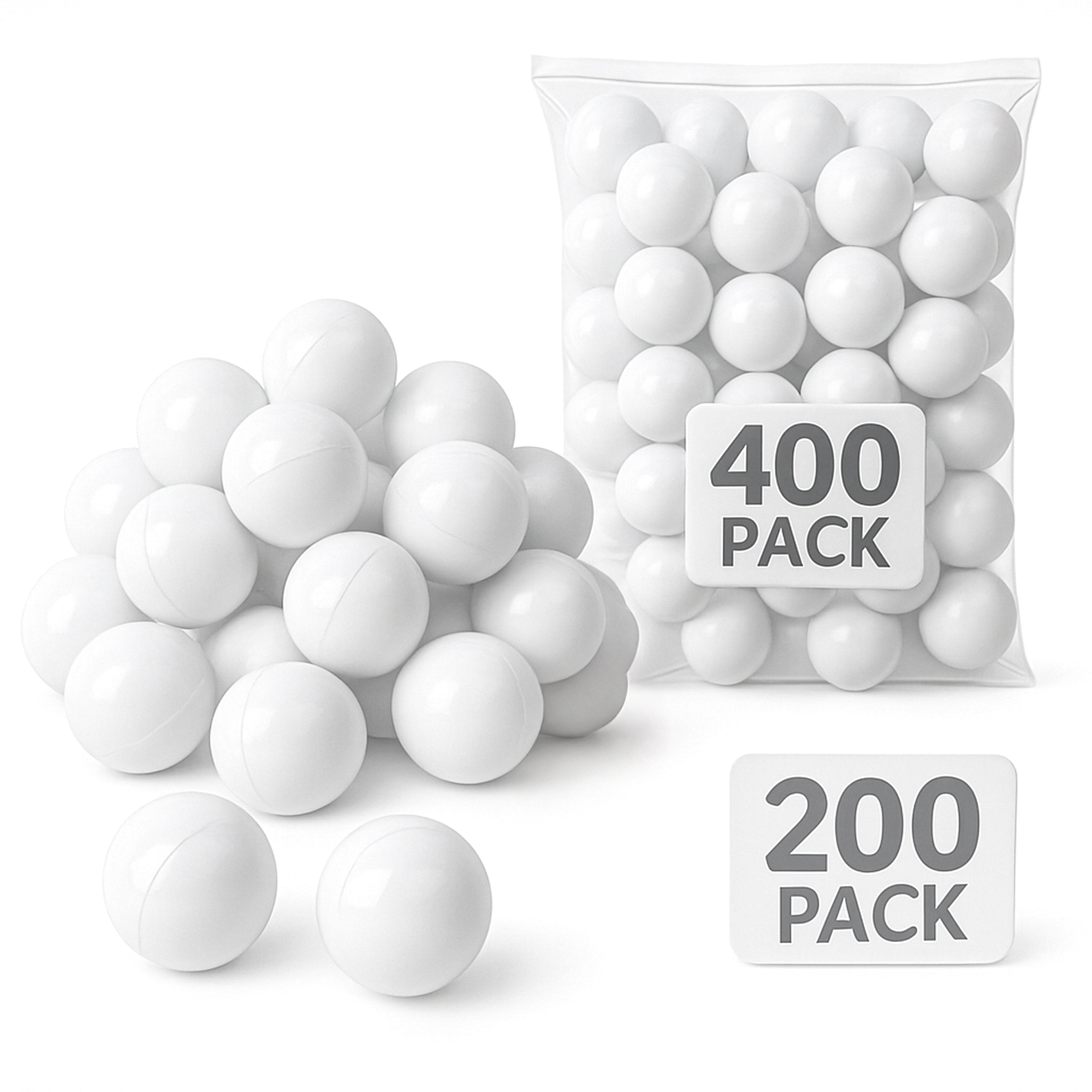 Balls for Ball Pit Commercial Jumbo 3” Diameter, 14g Each (large)