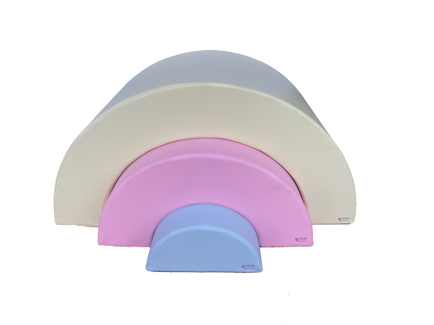 Soft Play 3-Sections Rainbow Bridge