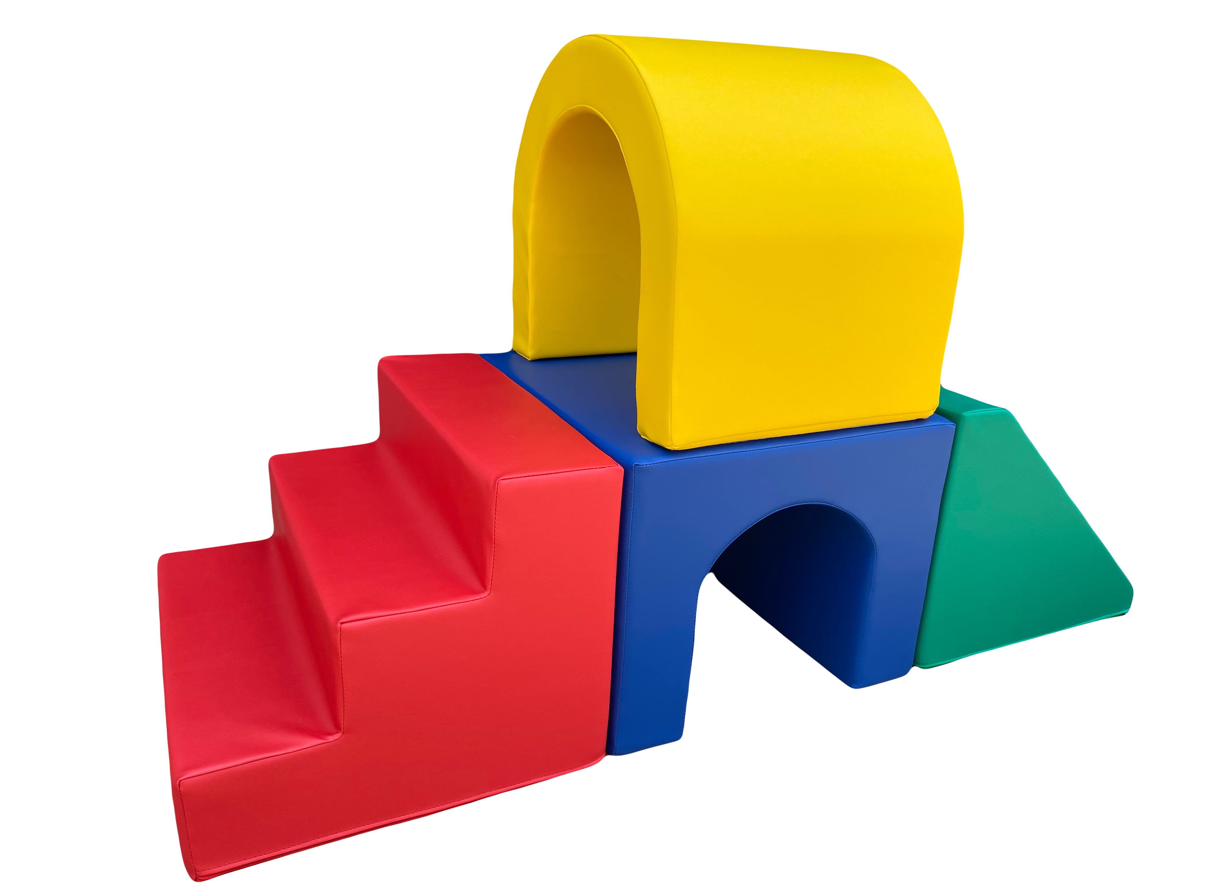 Soft Play-Stair-Arc Tunnel-Box-Slider-Climber-Upper Bridge Set