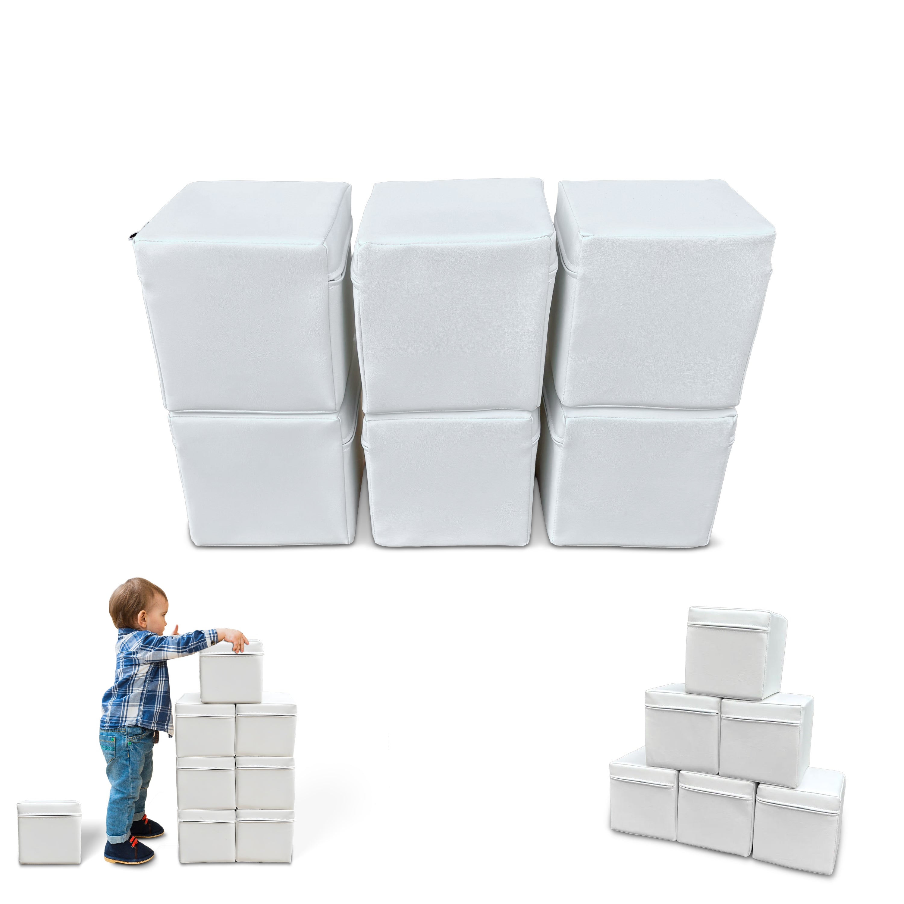 Soft Play -6 -Cubes 8"