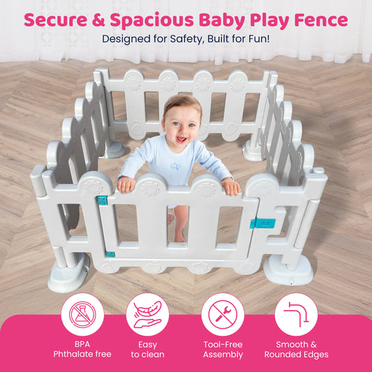 Soft Play - One Gate - 3 Fences Playpen