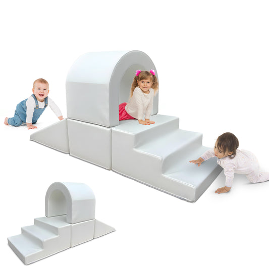 Soft Play -Stair - Upper Bridge - Slider Climber Set